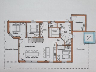 Casa de vacaciones Quern Plano de planta 15