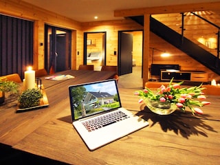 Ferienhaus Quern Wohnzimmer 22
