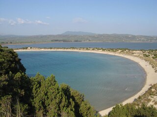 Voidokila Strand  und die feuchtgebiete bei Gialova