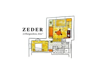 Appartamento per vacanze Terlan Pianta del piano 24