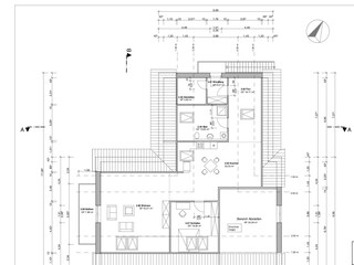 Appartamento per vacanze Kargow Pianta del piano 41