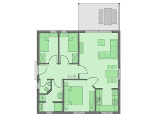 Casa per le vacanze Klein Wittensee Pianta del piano 16