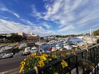 Hafen von Portopetro Sicht aus Restaurante El Baul