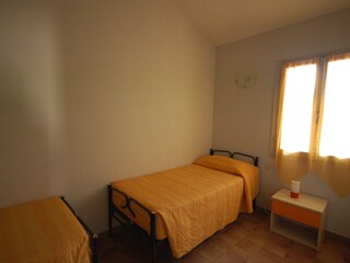 Schlafzimmer mit 2 Einzelbetten