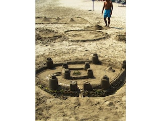 Rennen der Schlösser am Strand