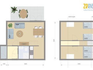 Vakantiehuis Brouwershaven Grondplan 22