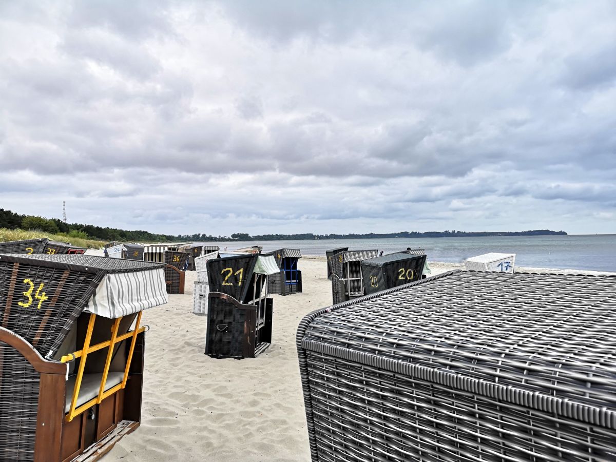 Strand in GLOWE im Frühjahr