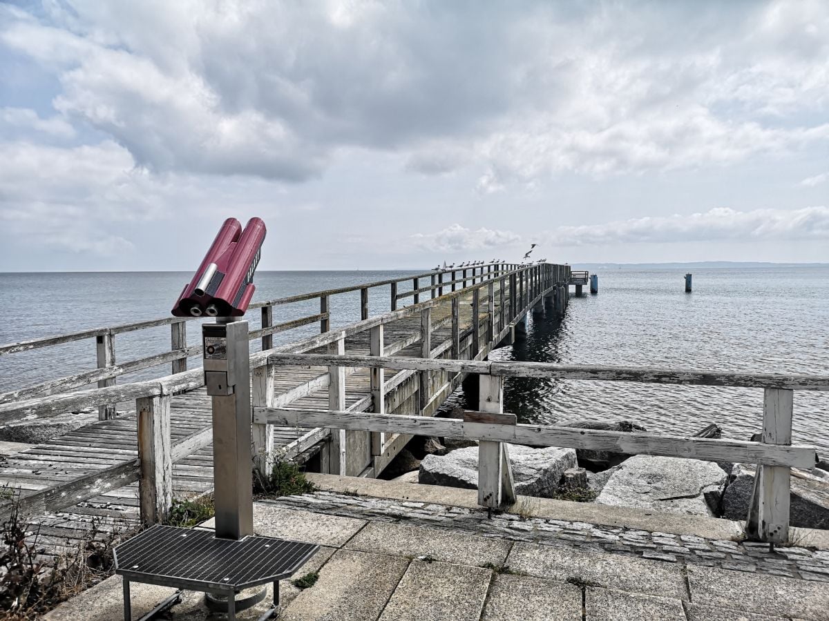 Sassnitz - Ostsee - Brücke an der Promenade