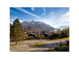 Aussicht von den Panorama Apartments Wolfgangsee