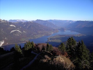 Blick auf den Wolfgangsee vom Zwölferhorn