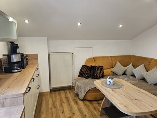 Wohnküche mit Sitzecke