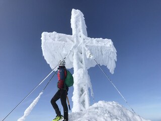 Dachstein peak in the winter