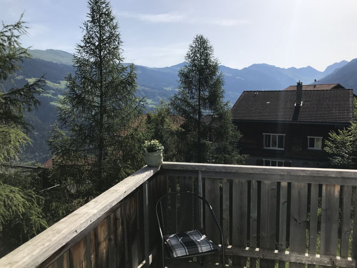 Aussicht Balkon Seite