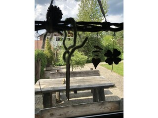 Der Ausblick aus der Küche