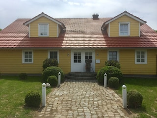 Unser Ferienhaus in der Frontansicht