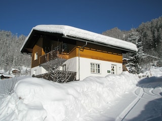 Haus im Winter