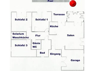 Villa Moissac-Bellevue Pianta del piano 25