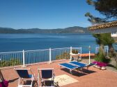 Terrasse mit wunderbaren Blick auf das Meer