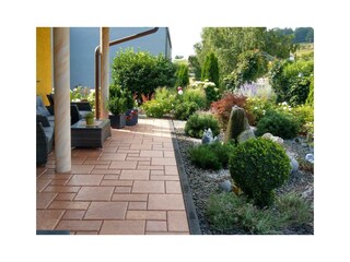 Garten von der Ferienwohnung