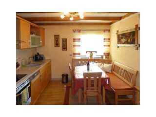 Wohnküche untere Ferienwohnung