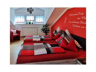 Schlafzimmer obere Ferienwohnung