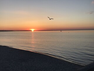 Sonnenuntergang am Strand von Prerow