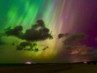 Himmelsleuchten am Prerower Strand im Oktober 2024