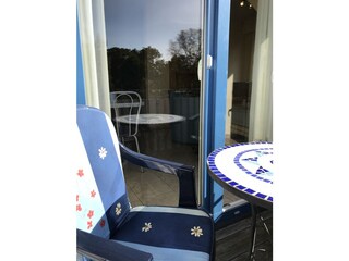 Balkon Süd-West mit Sonnenschirm