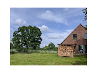 Blick auf das Haus von Westen