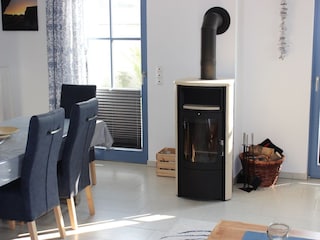 Wohnbereich mit Kamin