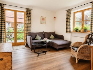 Wohnraum mit Schlafcouch