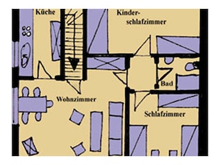 Grundriss Wohnung  "Skipper"