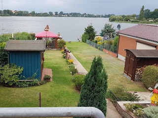 Blick auf das Grundstück