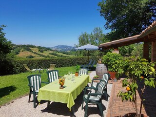 Apartamento de vacaciones Orciano di Pesaro Grabación al aire libre 6