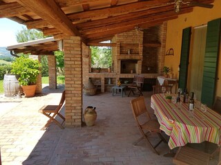 Apartamento de vacaciones Orciano di Pesaro Grabación al aire libre 8
