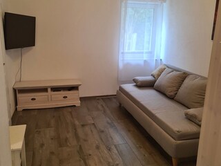 Wohnzimmer mit Schlafchouch