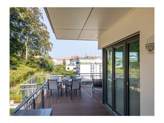 Dachterrasse rund um die ganze Wohnung