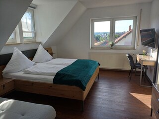 Schlafzimmer Nr. 1 mit Schlafsofa