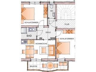 Grundriss - Ferienwohnung Top4