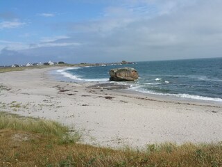 One of the beaches at 2km