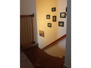 Treppe  zum Erdgeschoss