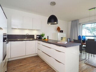 offene Hochglanzküche