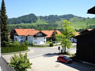 Tolle Aussicht vom Balkon