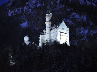Schloss Neuschwanstein bei Nacht