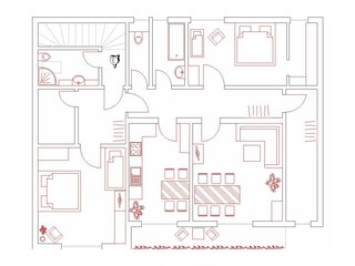 Appartamento per vacanze Vils Pianta del piano 20