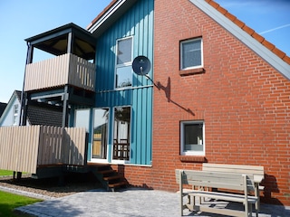 Rückansicht Südterrasse