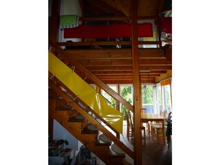 mehrere Etagen für gemütliches Beisammensein