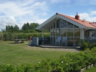 Rückansicht - Terrasse