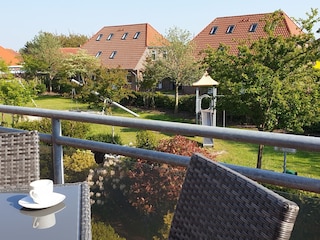 Blick zum Spielplatz