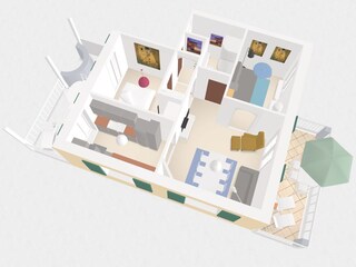 Appartamento per vacanze Vence Pianta del piano 34